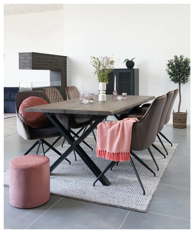 Czarna metalowa witryna 80x120 cm Melbourne – House Nordic