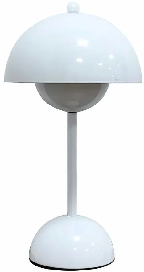 Biała lampa stołowa stylu retro - K617-Wigo