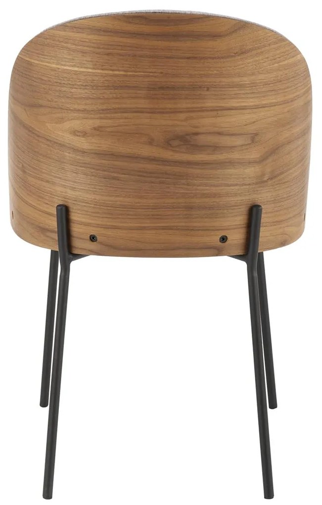 Krzesło popielaty/jasny orzech, skandynawski, loft, K451