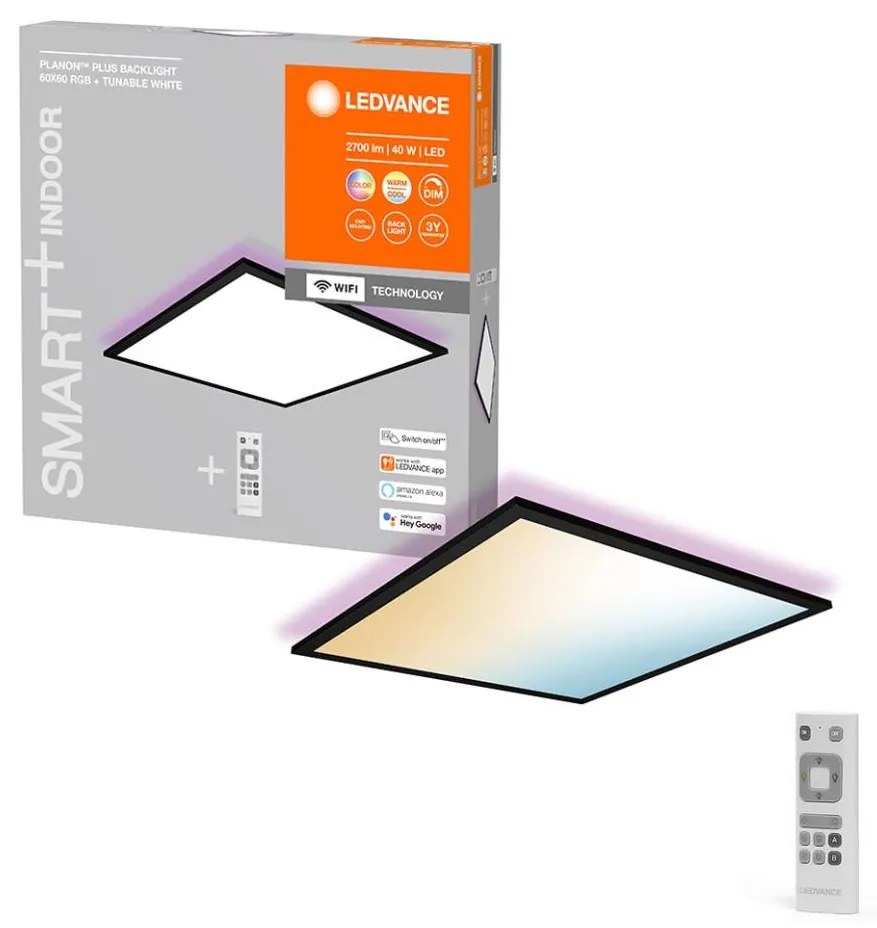 Ledvance - LED RGBW Ściemniany panel SMART+ PLANON LED/40W/230V Wi-Fi + pilot