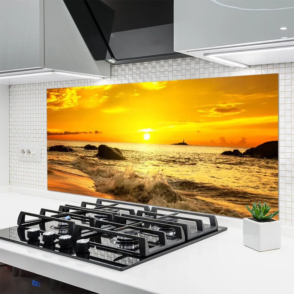 Panel Kuchenny Lazurowy Ocean I Piasek