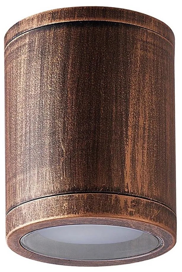 Prezent 48333 - Lampa zewnętrzna MOPTI 1xE27/12W/230V brąz IP54