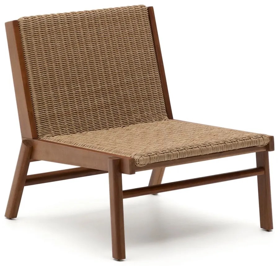 Drewniany fotel ogrodowy w naturalnym kolorze Itani – Kave Home