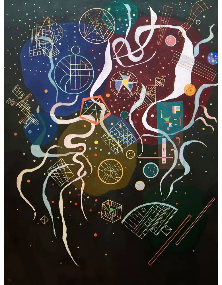 Obraz – reprodukcja 30x40 cm Mouvement I, Wassily Kandinsky – Fedkolor