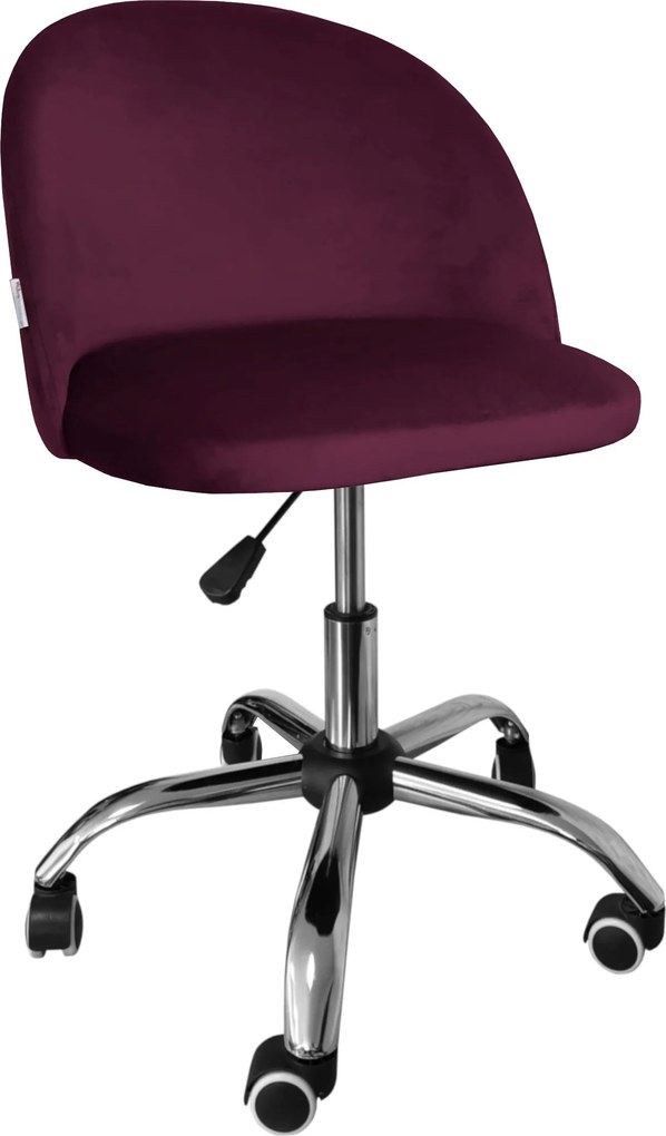 Fotel obrotowy COLIN krzesło biurowe fotel ergonomiczny do biurka : Kolor Stelaża - Chrom, Kolor tkaniny - VELVET - MG02, Typ siedziska - Siedzisko obrotowe 360°, Typ tkaniny - Velvet