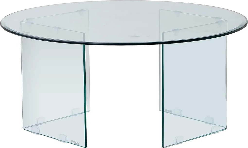 Stolik kawowy z hartowanego szkła - ADAMO