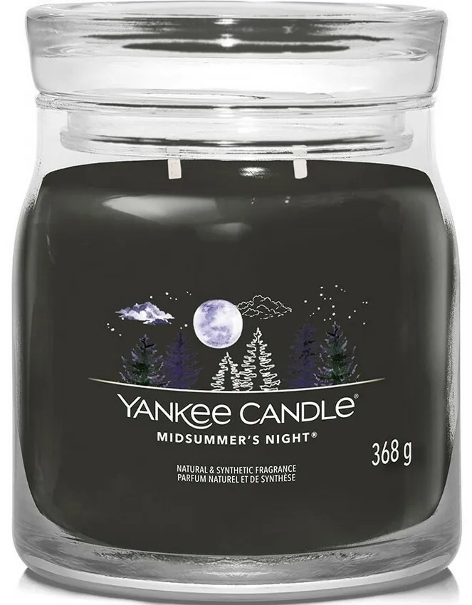 Yankee Candle Świeca zapachowa średnia SignatureMidsummer’s Night, 368 g, M