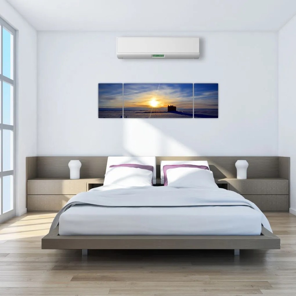 Obraz - krajobraz polarny (170x50 cm)