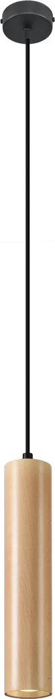 Drewniana podłużna lampa wisząca - 2S EX547 E4-A93