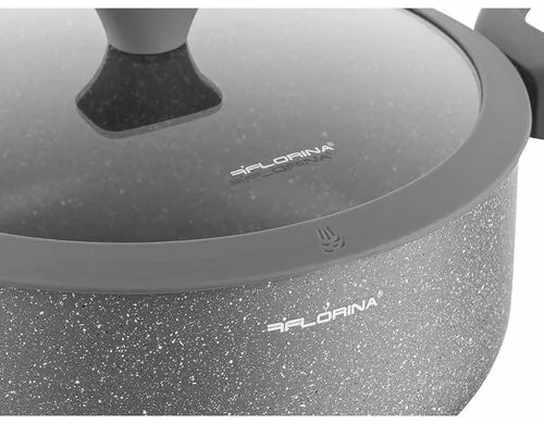 Florina Aluminiowy garnek z pokrywką autorstwaMateusza Gesslera, 24 cm, 4,2 l