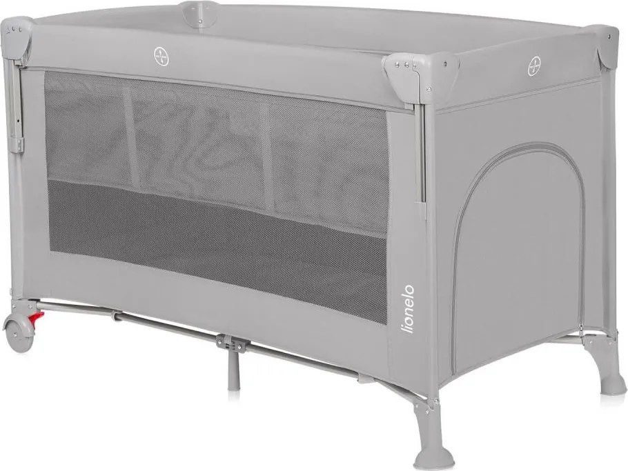 Lionelo - Łóżeczko turystyczne 3 w 1 ELLEN Szary Beton