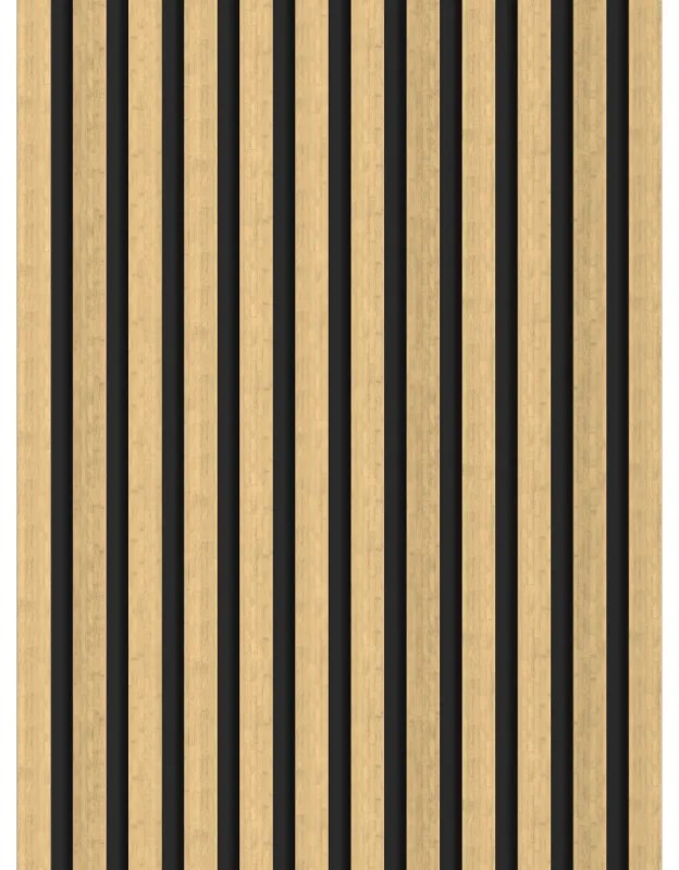 Mexen Lam-B próbka lameli ściennych, płyta HDF 4 mm, fornir techniczny, Bambus Naturalny - S100-011-S