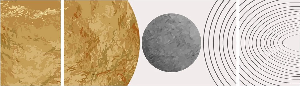 Obraz - Rustykalne łuki N⁰4 (170x50 cm)