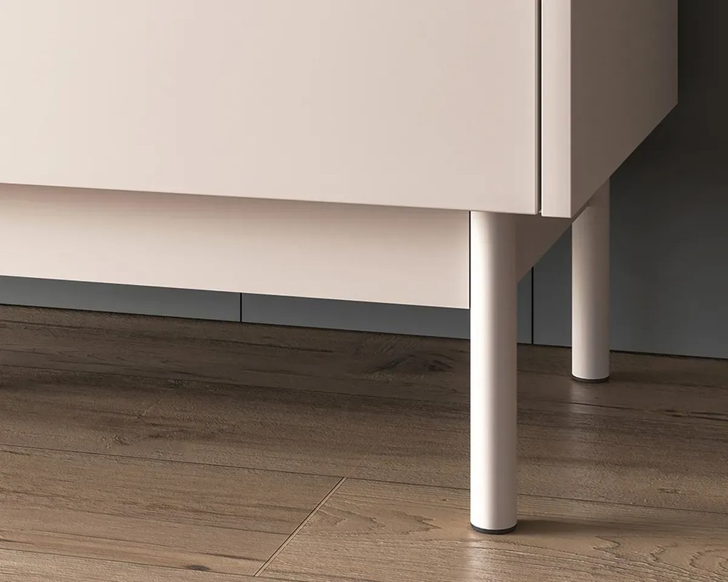 Komoda DUMI 05 3D3S 154 kaszmirowa/dąb cremona  ML MEBLE