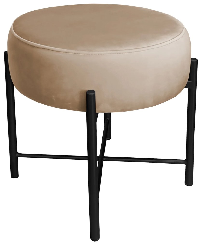 Taboret Pola noga metalowa czarna MG06