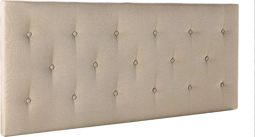 Kolumna Tapicerowana Głowica Łóżka Turin 150x60 cm Beżowy