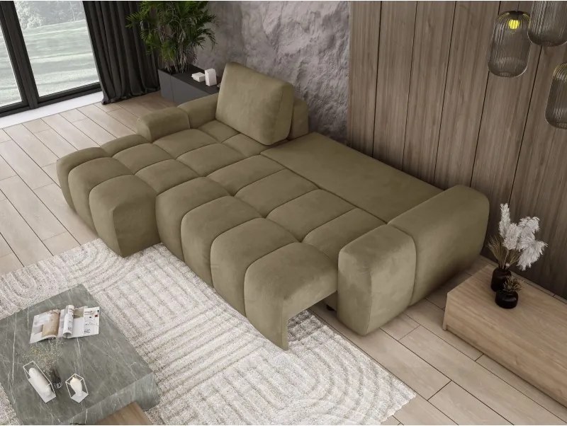 Narożnik MAILO funkcja spania DL z pojemnikiem SALVADOR 10 WERSAL