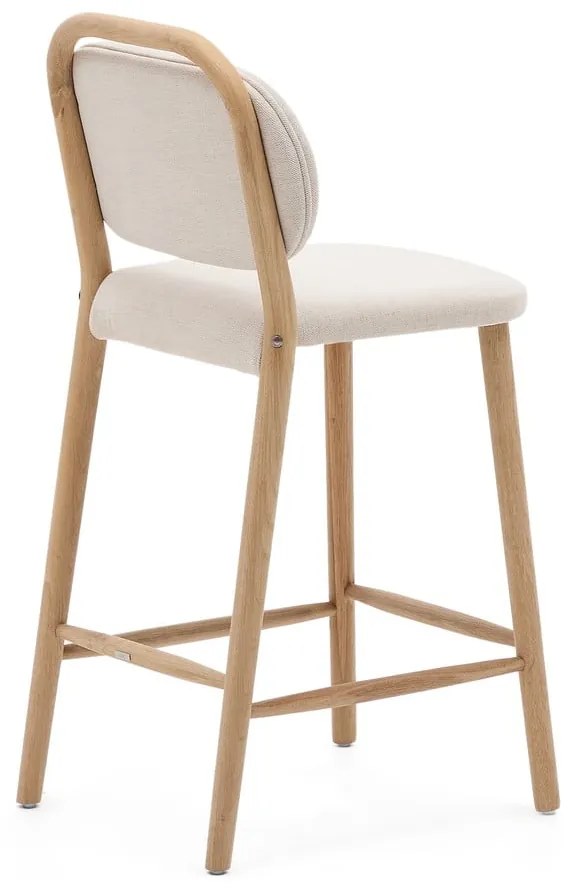 Beżowy hoker (wysokość siedziska 66 cm) Helda – Kave Home