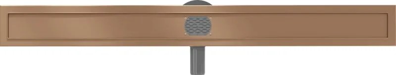 Mexen Flat 360° korpus do odpływu liniowego obrotowy 90 cm, miedź szczotkowana - 1C40090