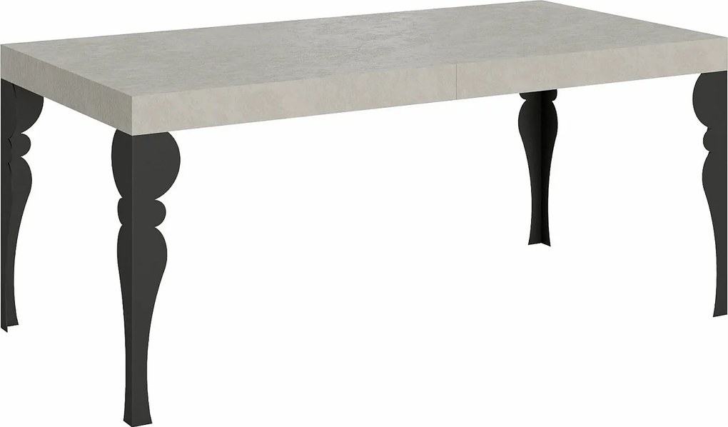 Stół rozkładany Paxon Cashmere 200/304x90 cm z nogami w kolorze antracytowym