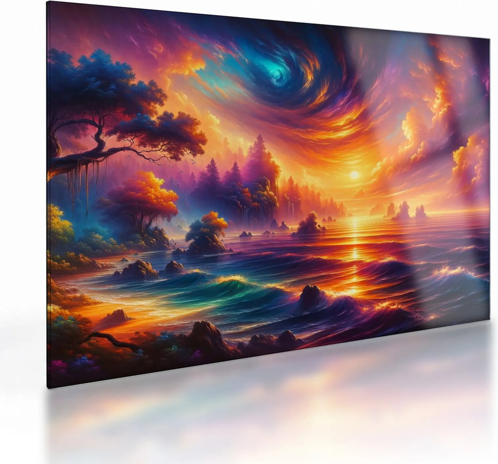 Obraz na szkle - Magiczny świat (70x50 cm)
