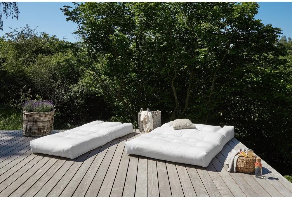 Ciemnoszary fotel rozkładany odpowiedni na zewnątrz Karup Design OUT™ Hippo Dark Grey