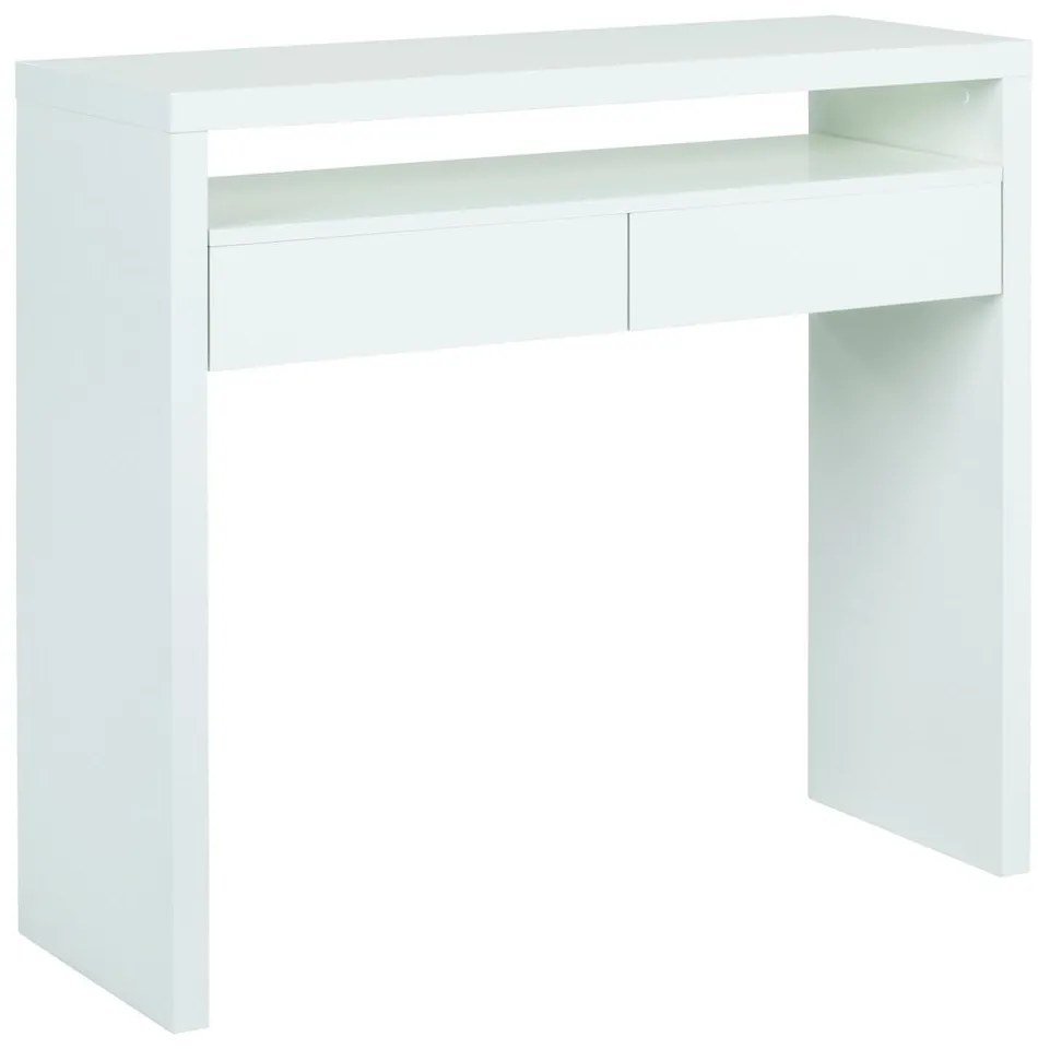 Biurko z wysuwanym blatem Console Mel