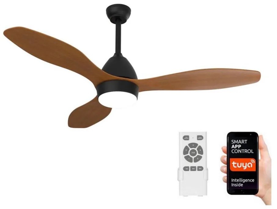 Immax NEO 07141-B-LED wentylator sufitowy NEO LITE FRESCO 18W/230V Tuya Wi-Fi+ D