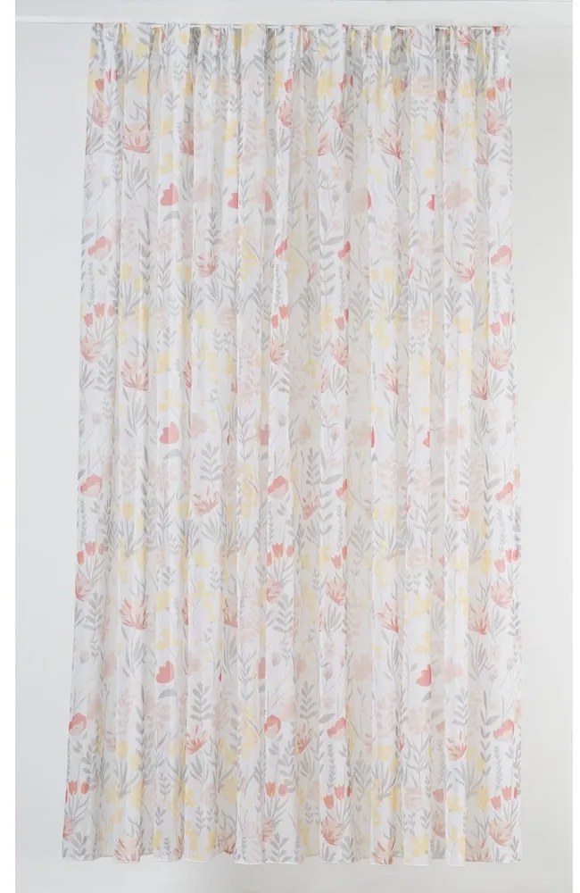 Biała firanka 500x260 cm Corsa – Mendola Fabrics
