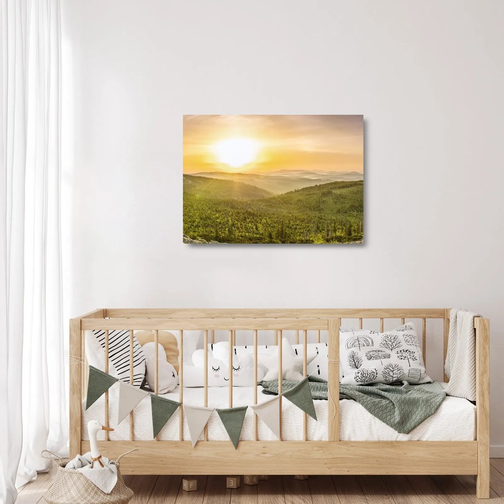 Obraz na szkle - panorama (70x50 cm)