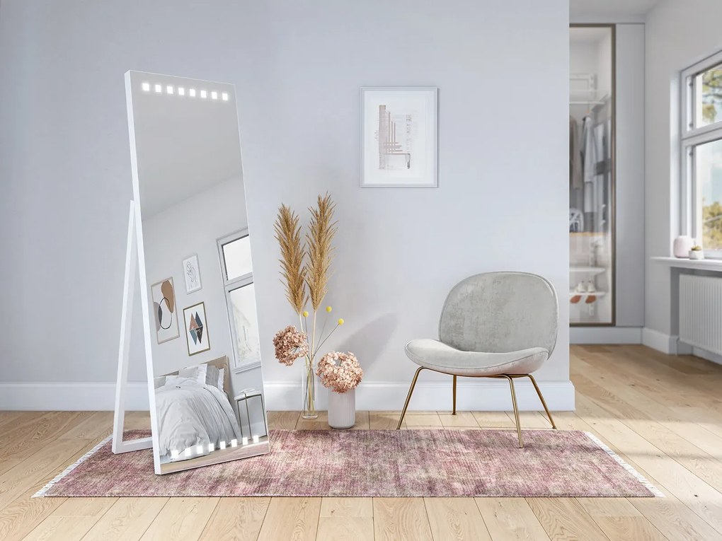 Lustro stojące LUNAS 70x160 z oświetleniem LED EXCLUSIVE MIRADO
