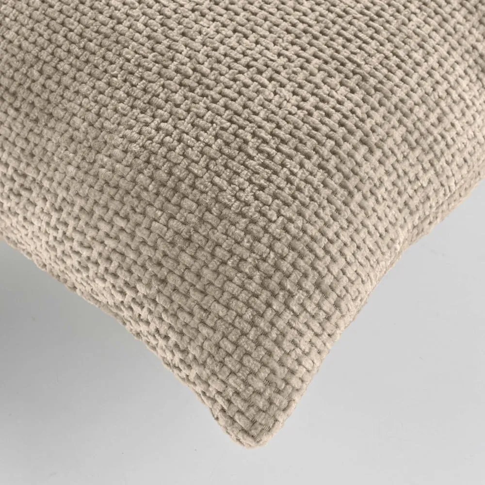 Poduszka dekoracyjna z szenilu 45x45 cm Leo – douceur d'intérieur
