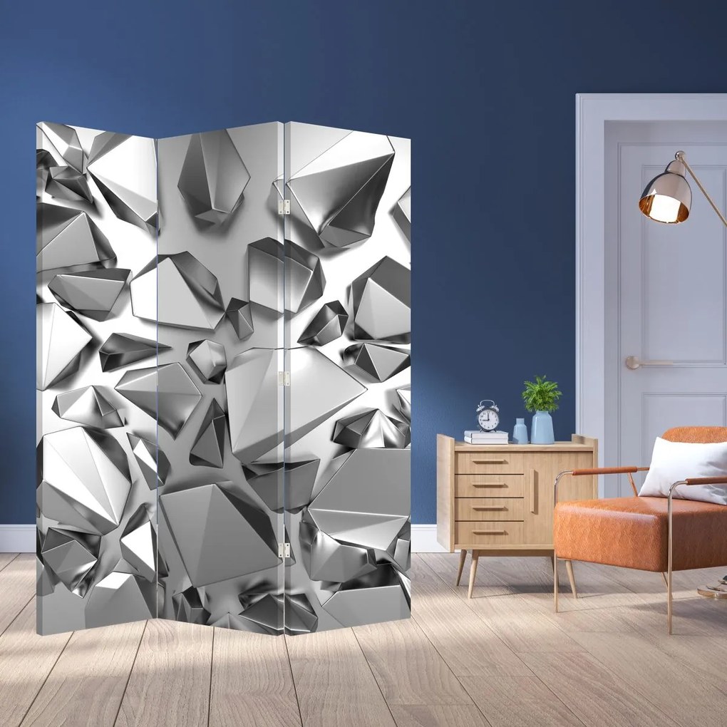 Parawan - Abstrakcja 3D (126x170 cm)