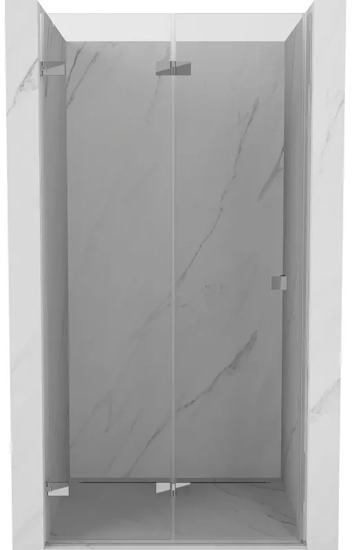 Mexen Lunar-F drzwi prysznicowe składane lewe 95 cm, transparent, chrom - 836-095-000-01-00-L