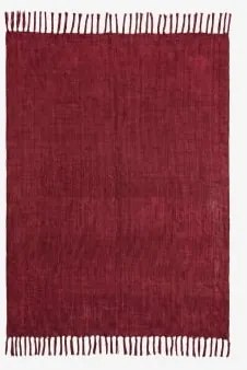 Koc Z Mikrofibry Maidina Czerwone Wino & 140 X 200 Cm - Sklum