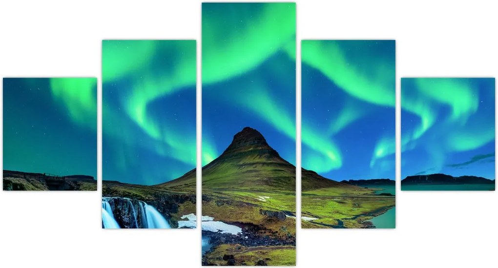Obraz - Kirkjufell, Islandia (125x70 cm)