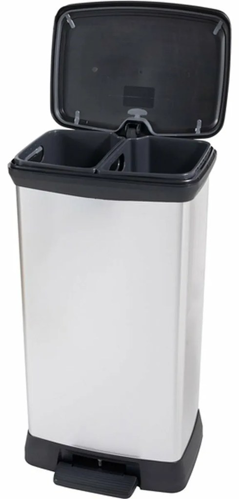 Curver Kosz na śmieci z pedałem DECO BIN, 23 + 23 l