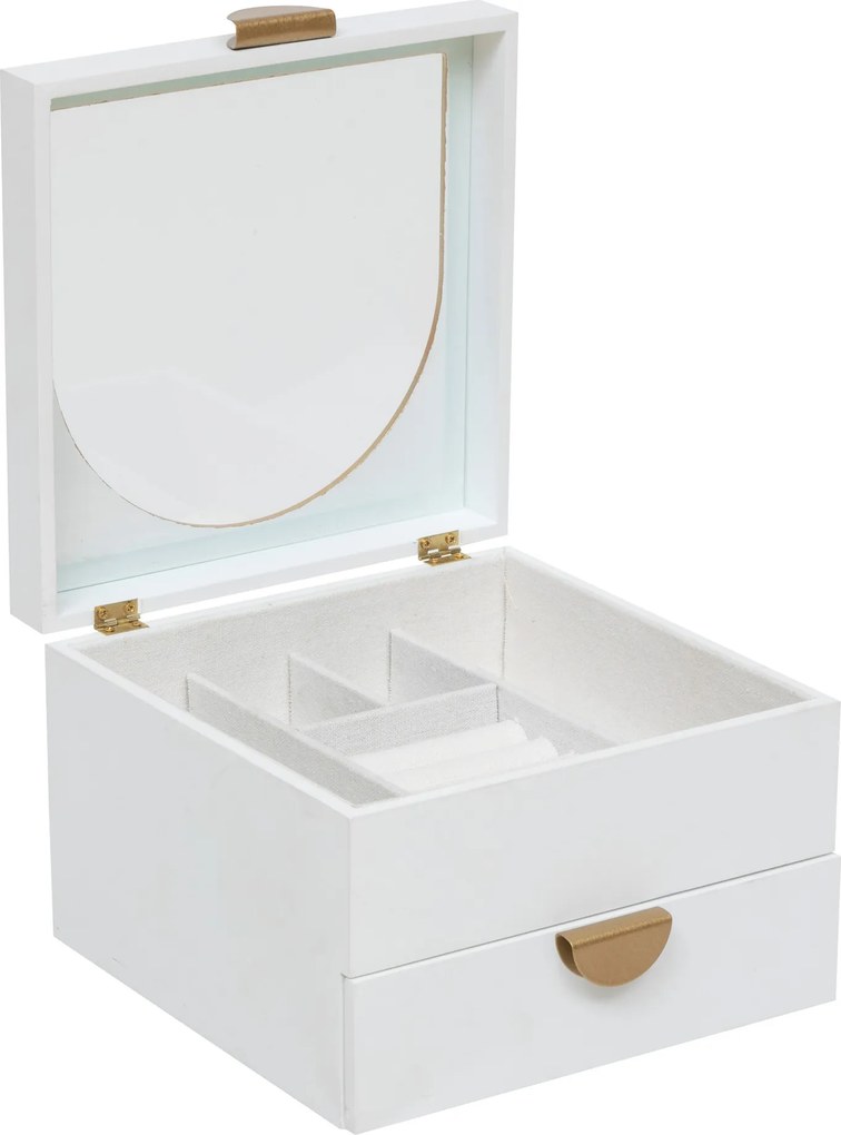 Szkatułka na biżuterię WILD ROMANCE z lusterkiem, 20 x 19,5 x 13,5 cm