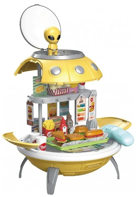 Woopie sklep fast food 3w1 plecak projektor ufo 60 el.