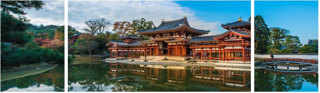 Obraz - Świątynia Byodo-in, Japonia (170x50 cm)