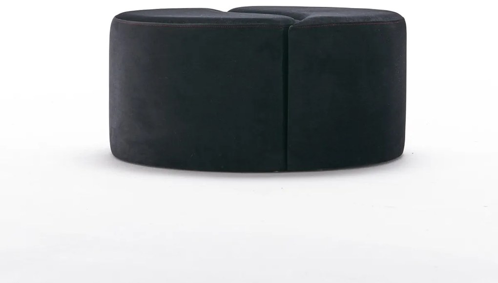 Stołek Alis Pouf Czarny