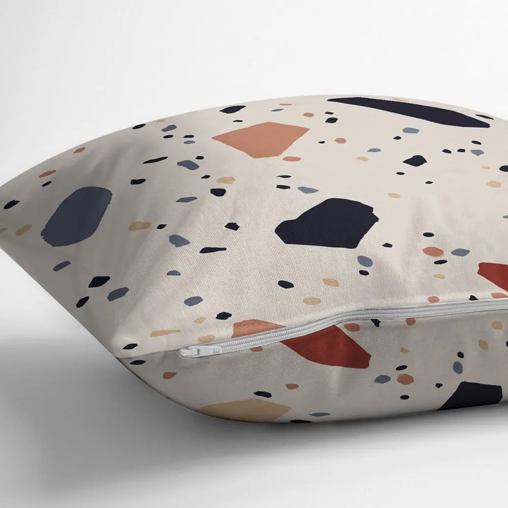 Poszewka na poduszkę 43x43 cm Cracked Terrazzo – Mila Home