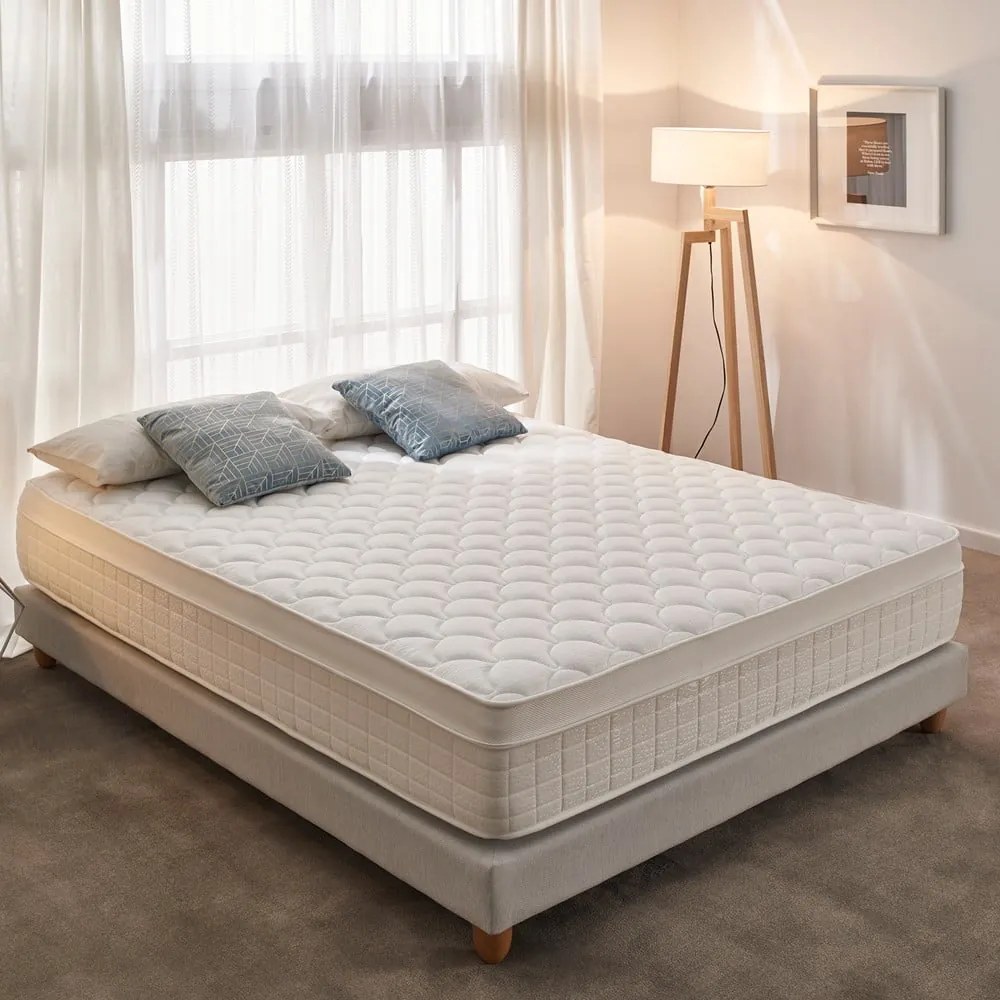 Twardy/średnio twardy sprężynowy materac dwustronny 200x200 cm Spring Premier Bagged Springs – Moonia