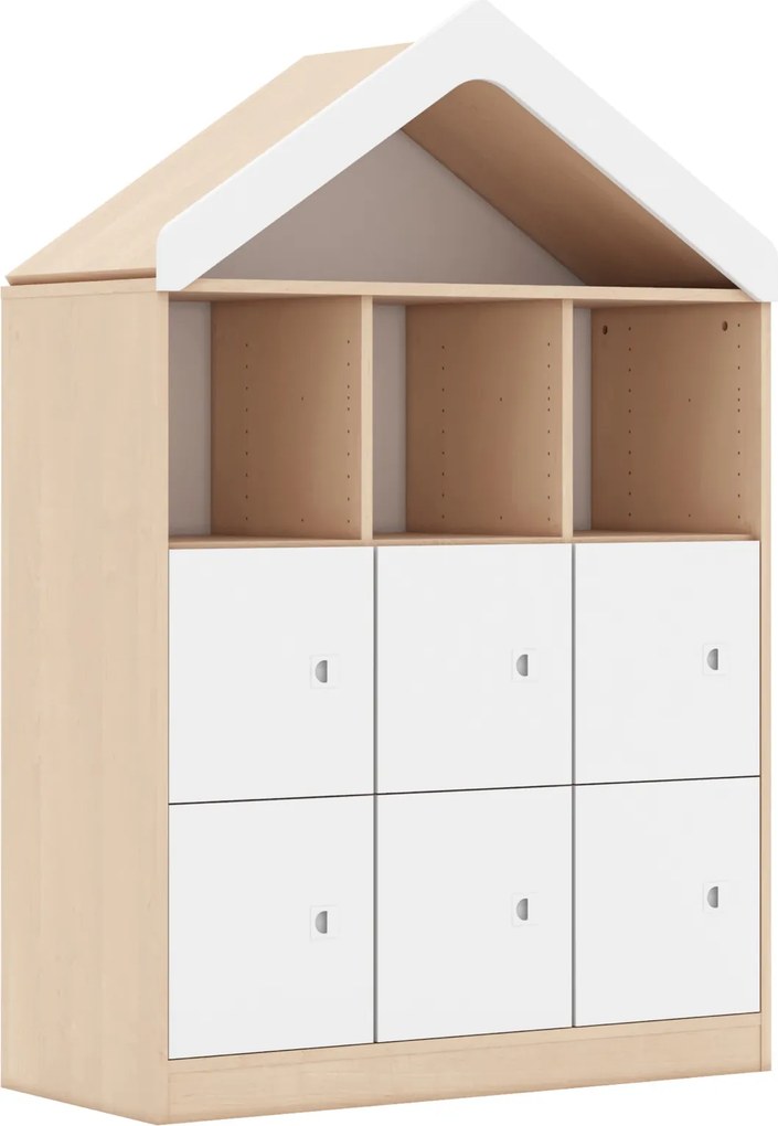 Regał szkolny domek Blox BASE 110 index 3PP-3R-6F1-D