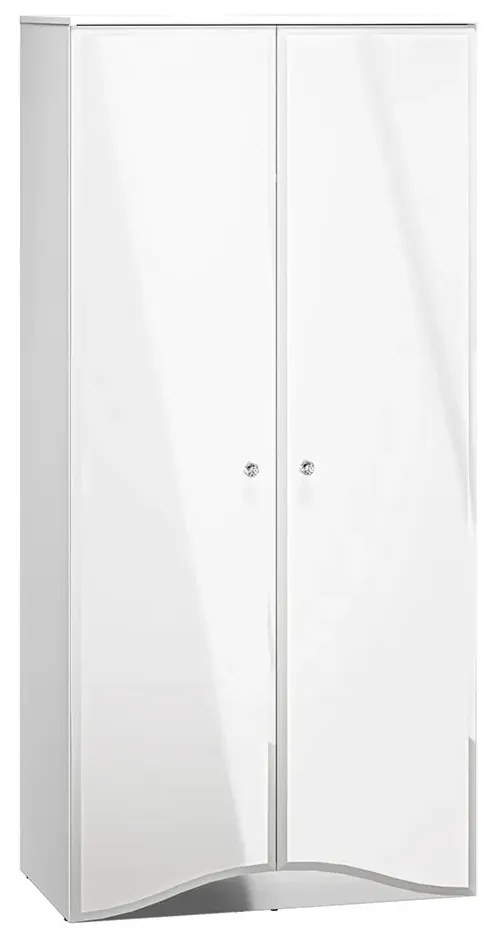 Szafa BLANC 08 2D biały połysk ML MEBLE