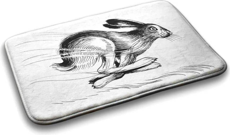 Dywanik do łazienki Dywanik do łazienki Zając Zwierzęta