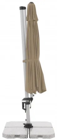 ACTIVE 370 cm - wahadłowy parasol ogrodowy z drążkiem bocznym : Substancja Desen - 846