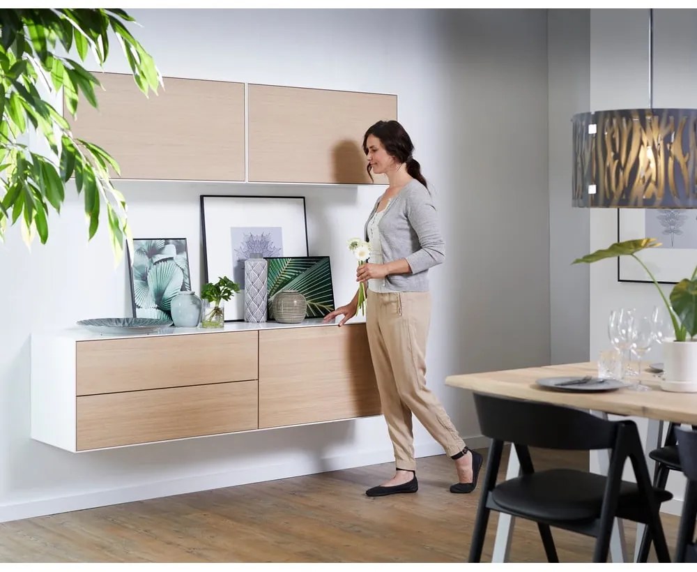 Niska komoda w dekorze dębu zestaw 2 szt. 180x46 cm Edge by Hammel – Hammel Furniture