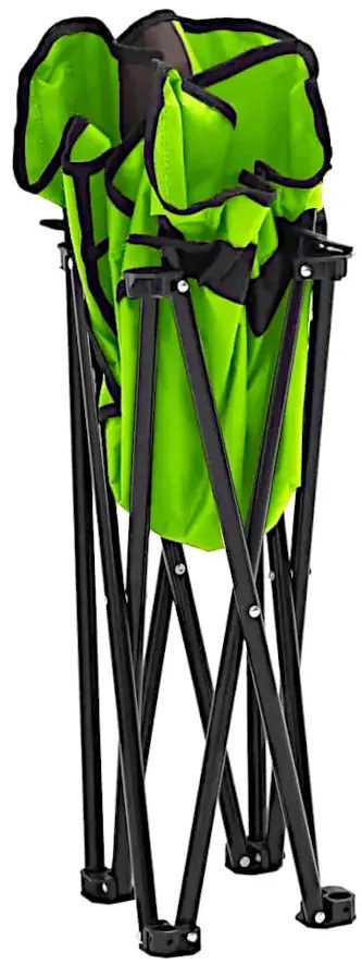 Krzesła kempingowe w kolorze zielonym Z0-S99