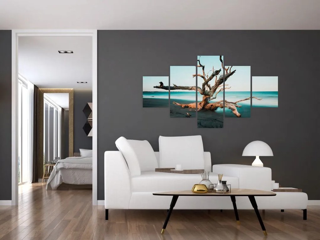 Obraz -  Wyłowiono na plaży (125x70 cm)